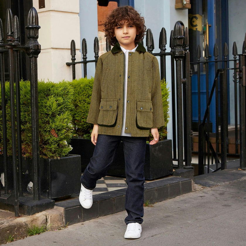 Lyall Greenbelt Tweed Coat - Sand