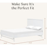 Palma Full Bed in White