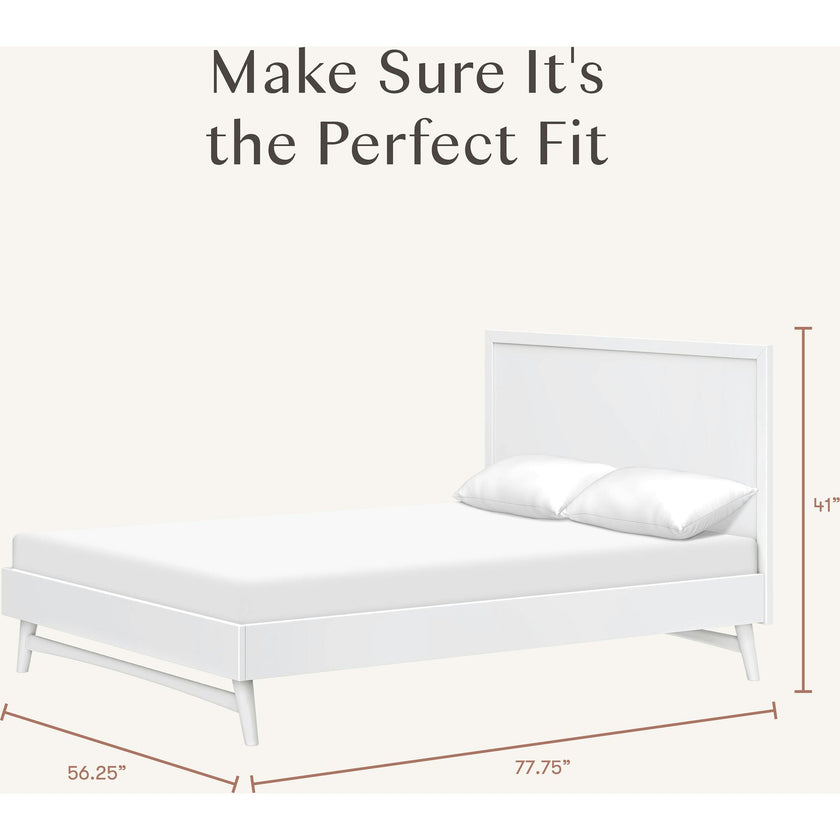 Palma Full Bed in White