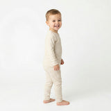 Sandstone Gingham Bamboo Toddler Pajama Set