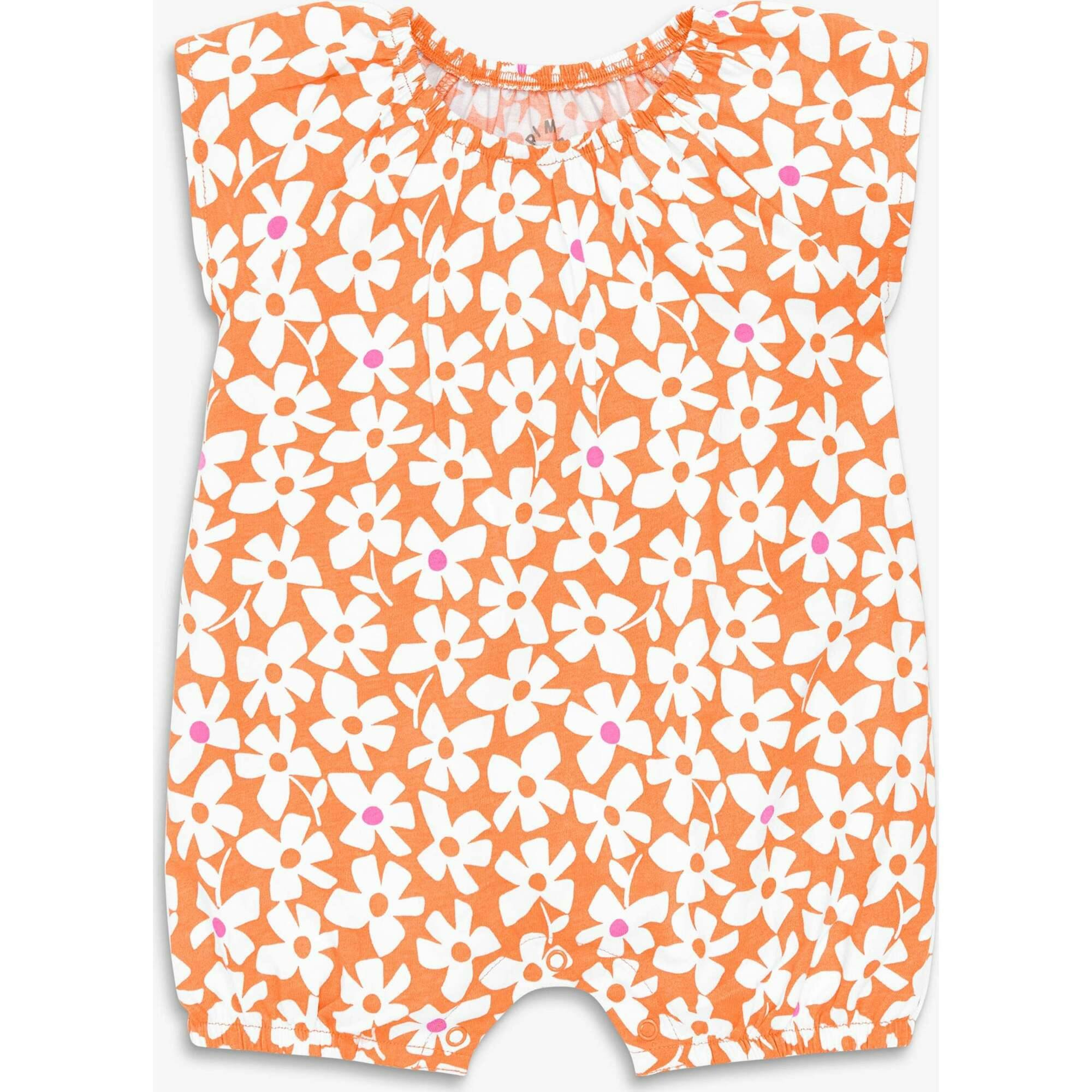 Baby flutter sleeve shortie in blooms