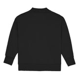 Black Curved Logo Regular Sweatshirt