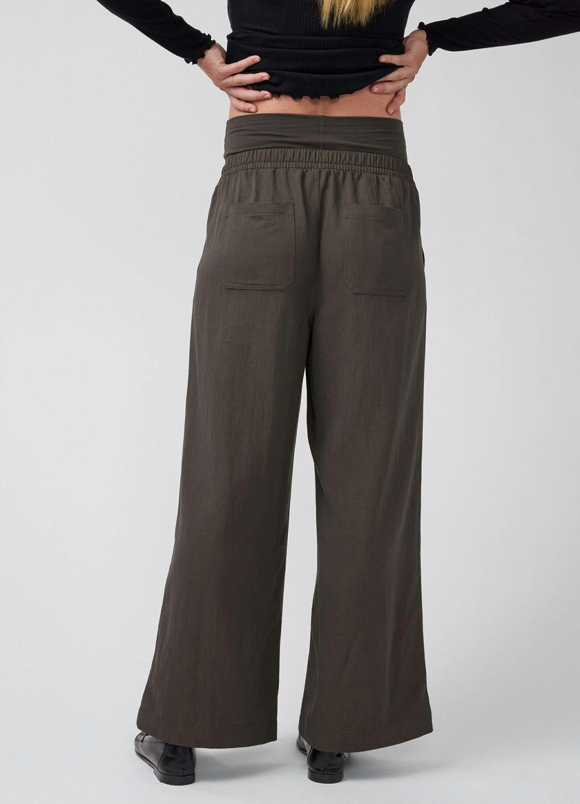 Over Belly Wide Leg Maternity Pant