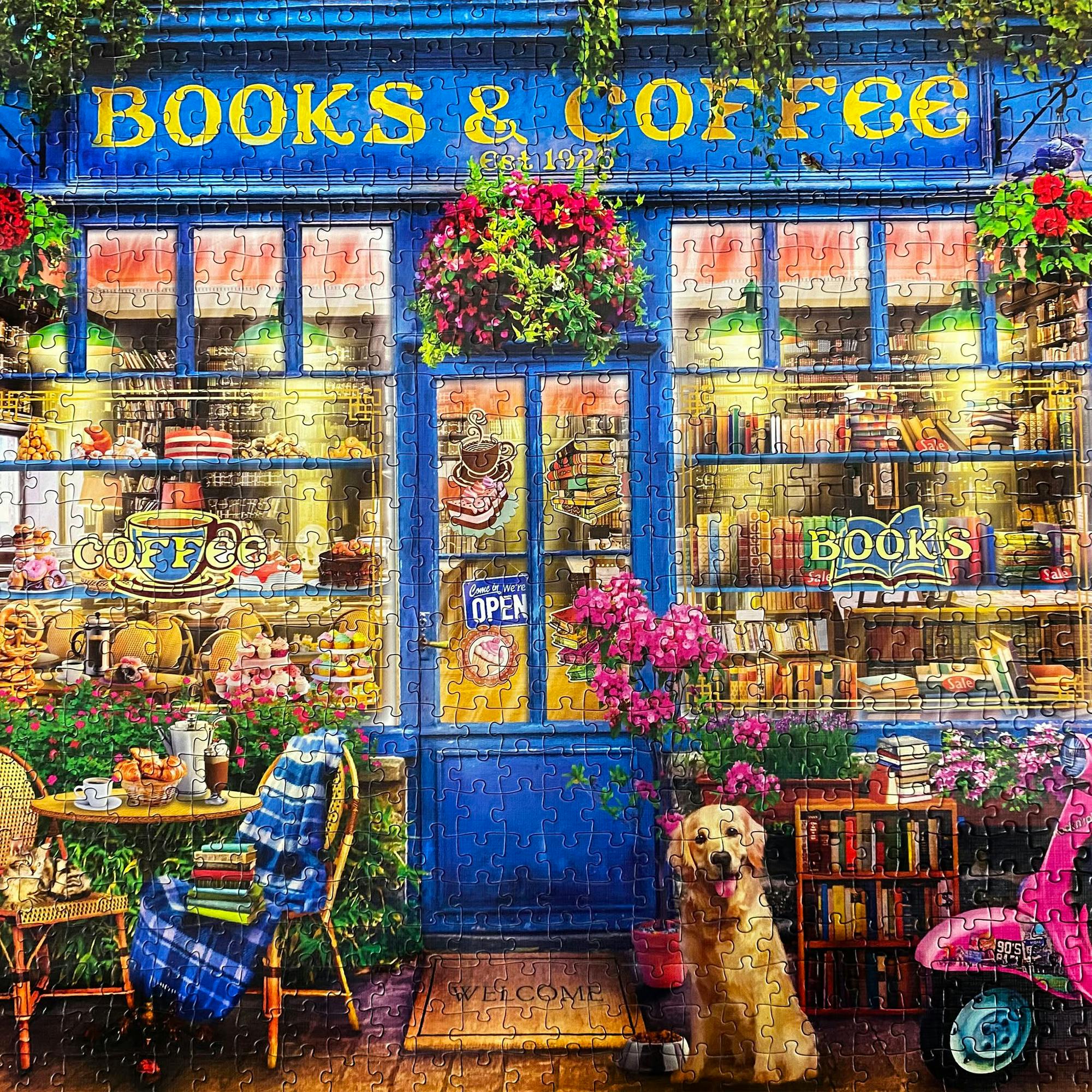 Books & Coffee - 1000 PC Puzzle