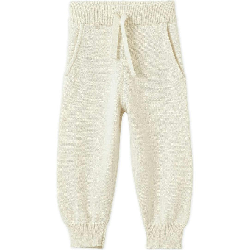 Organic Cotton Knit Joggers