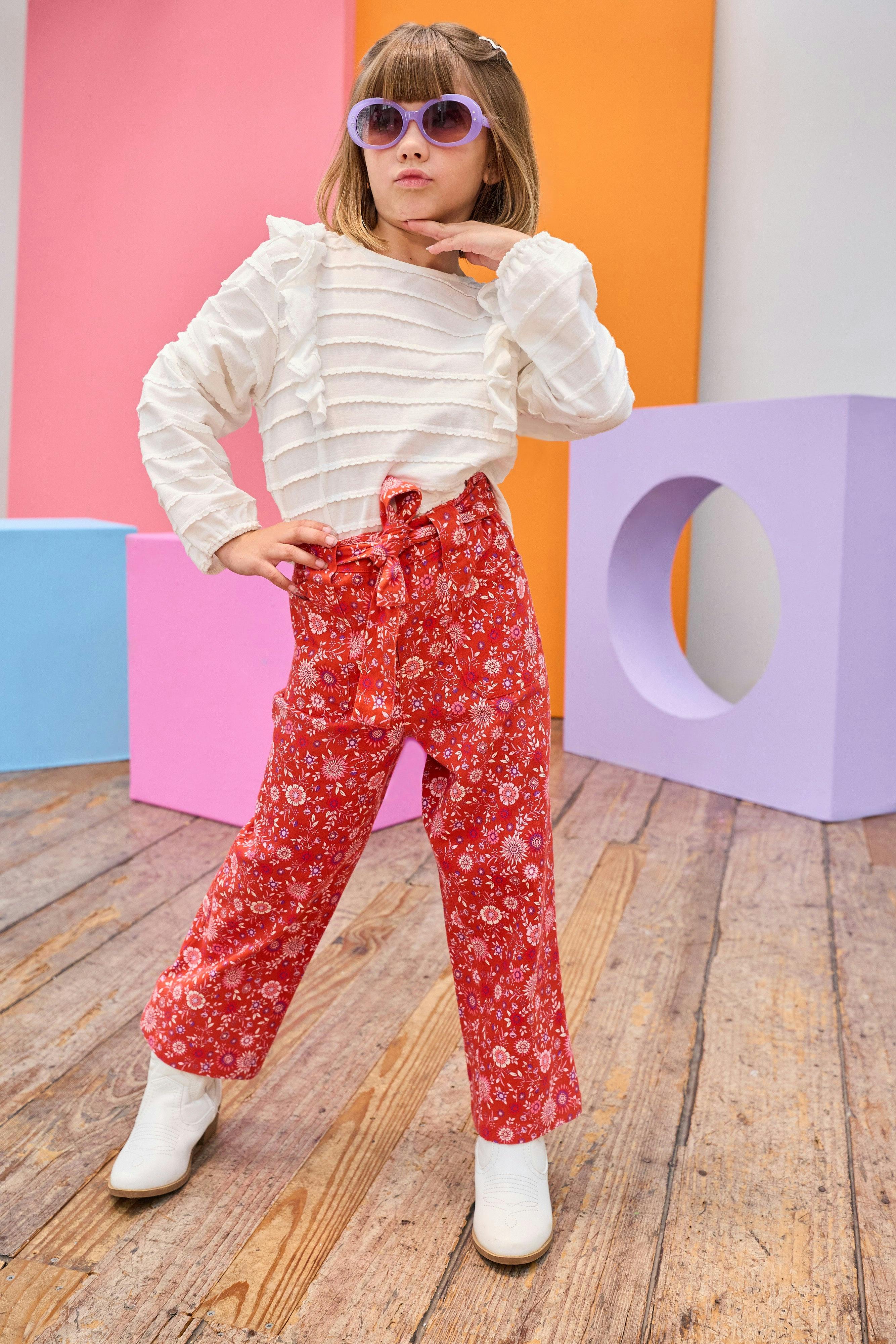 Claiborne Pant - Crimson Thistle