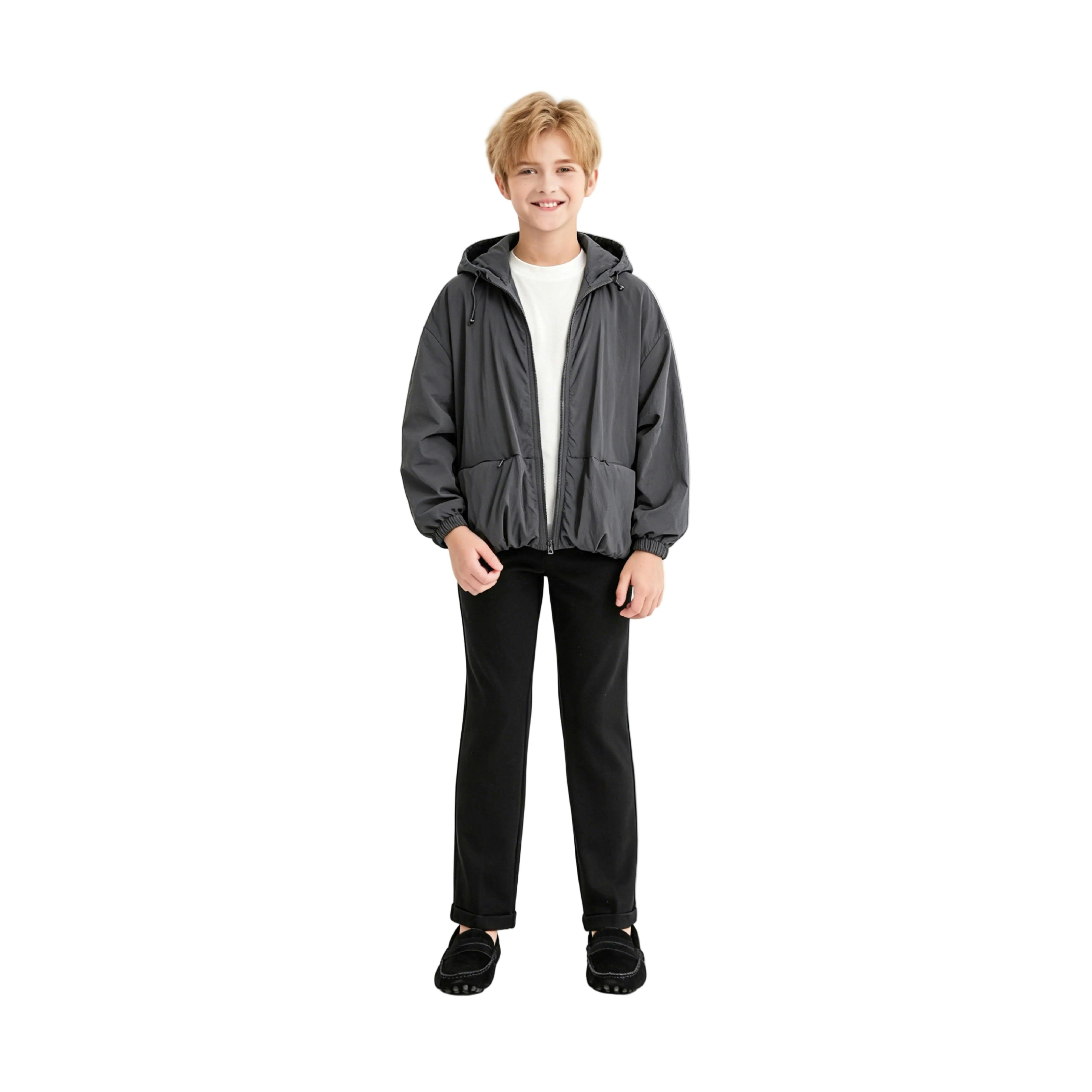 Black Hooded Jacket