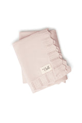Knit Pointelle Blanket Primrose