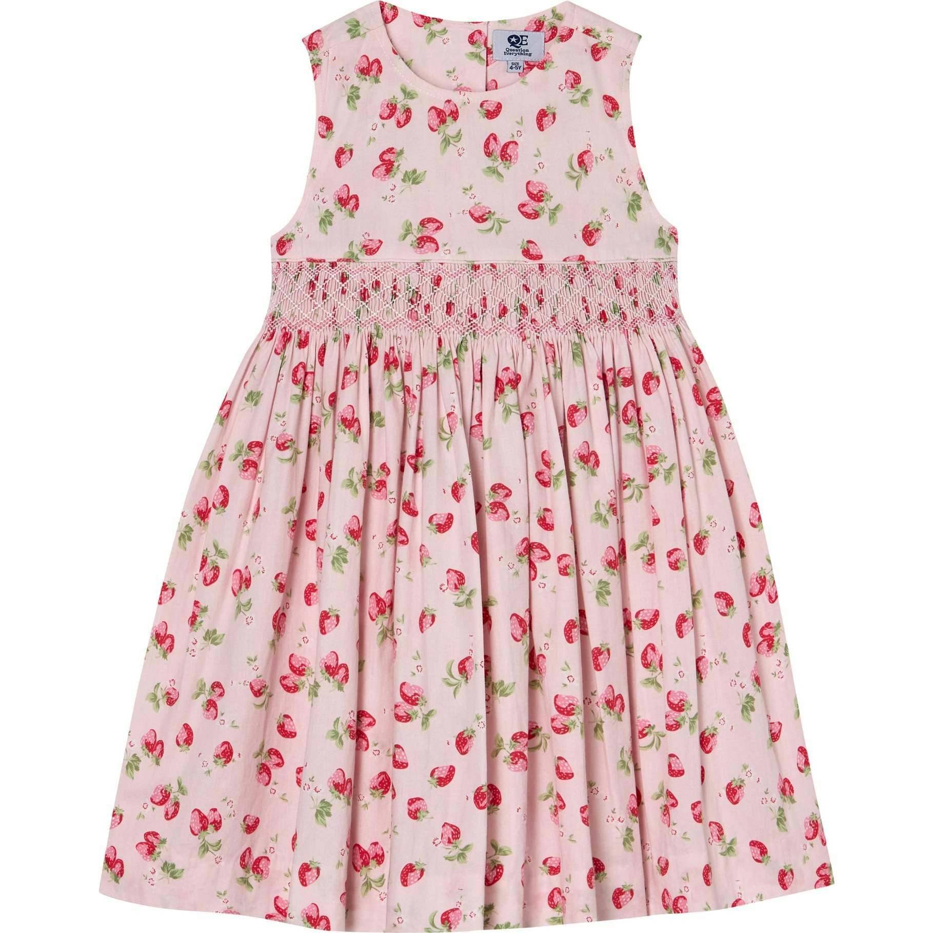 Hand-Smocked Girls Dress - Fayla