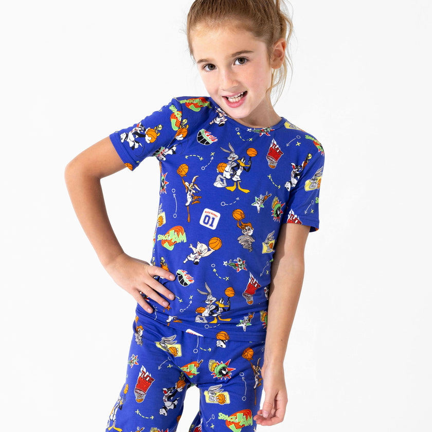Space Jam Bamboo Kids Pajama Short Set