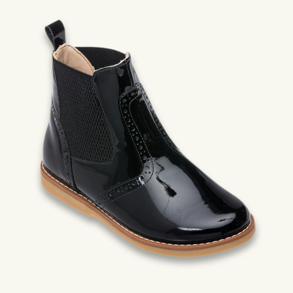 Bootie | Black Patent Leather