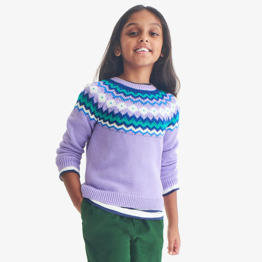 Kids fair isle sweater