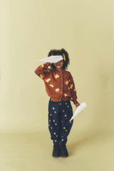 Kids Manu Embroidered Denim Barrel Jeans