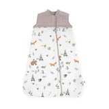 Cotton Muslin Quilted Sleep Bag - Forest Friends