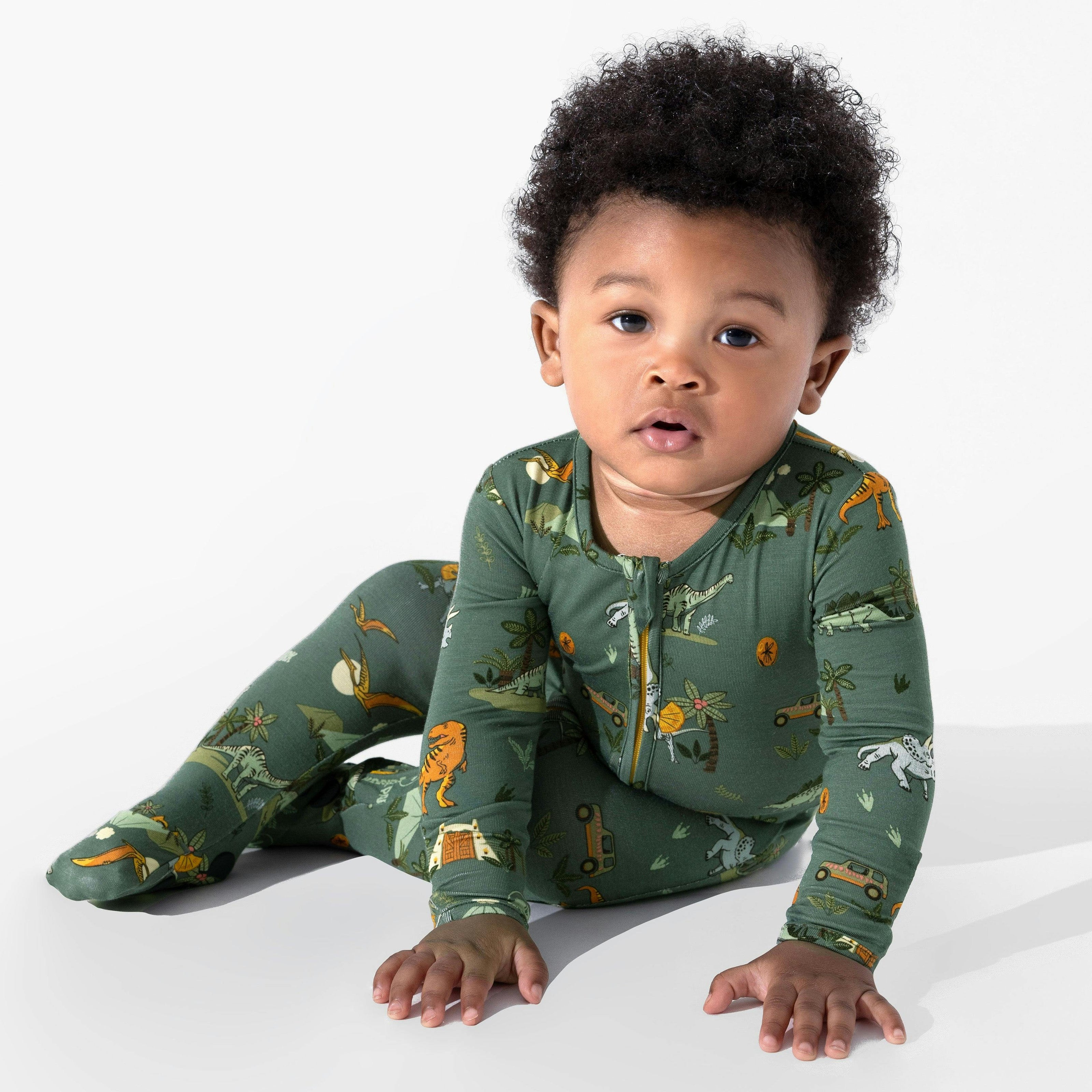 Jurassic Park: Safari Bamboo Convertible Footie