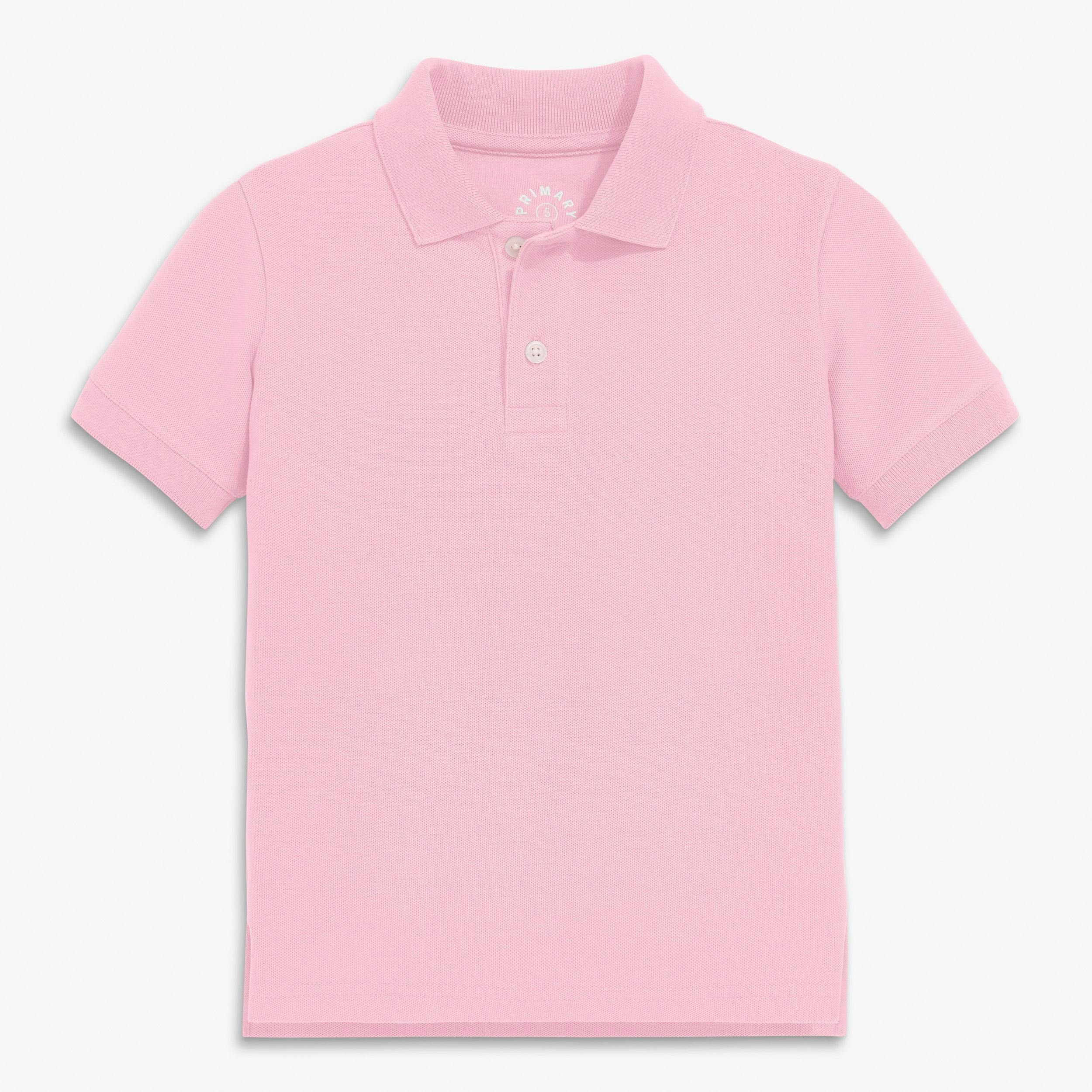 Kids short sleeve pique polo