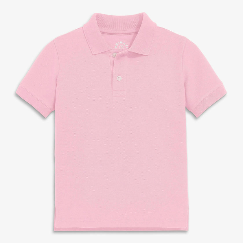 Kids short sleeve pique polo