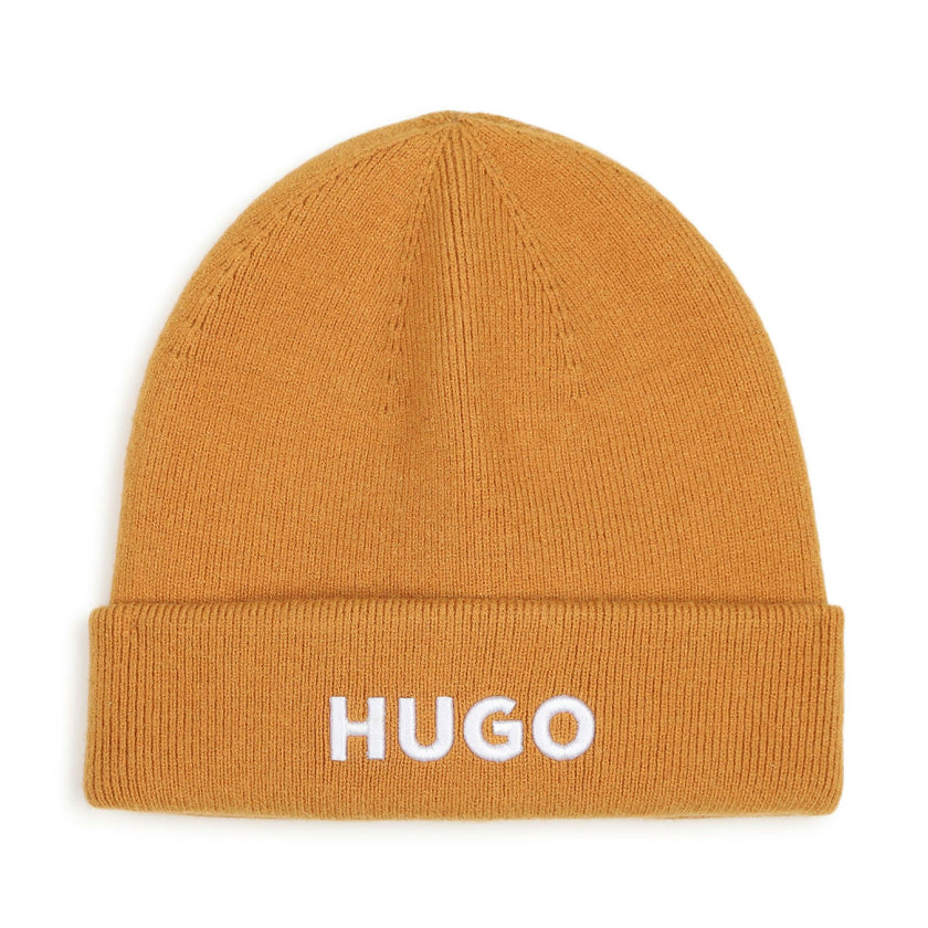 Sudan Brown Knit Logo Beanie