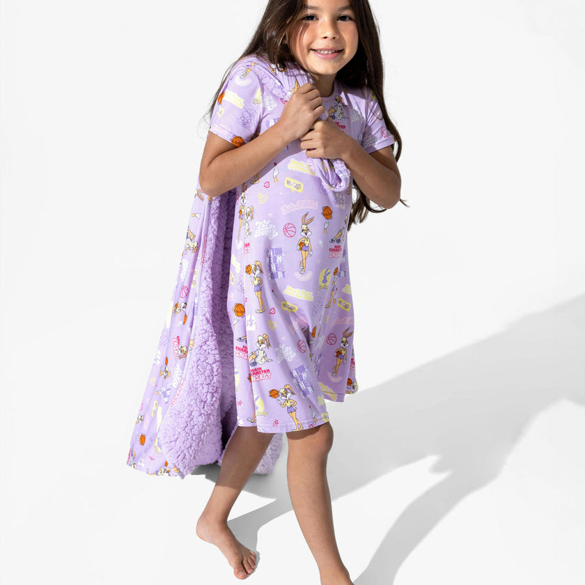 Lola Bunny Bamboo Girls' Short Sleeve Dress