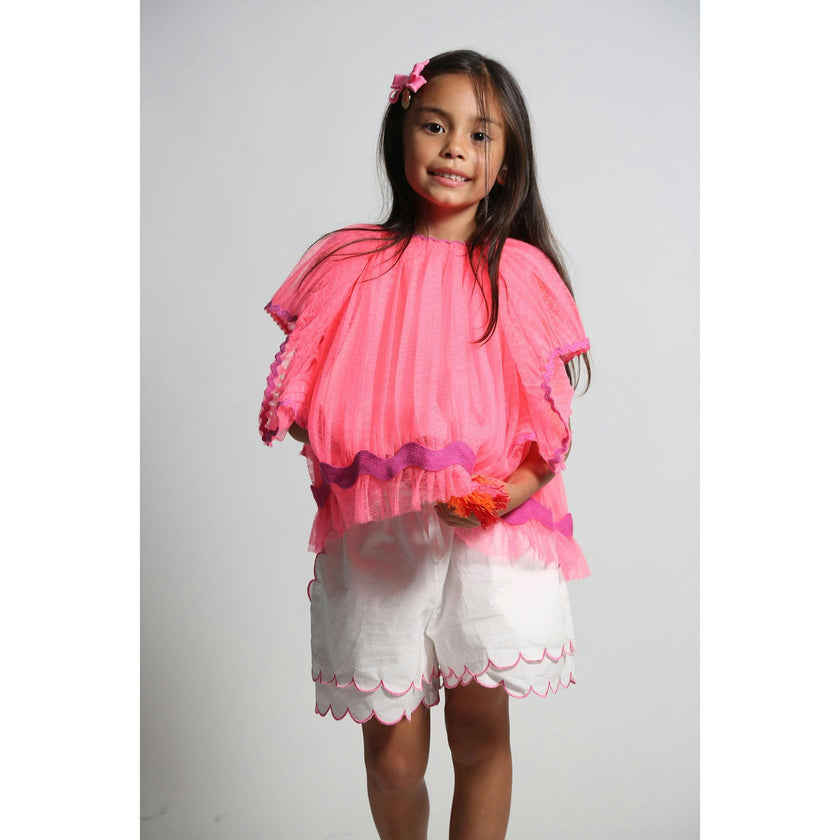 LAUREL SCALLOPED SUMMER SHORTS