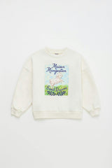 OVEJAS SWEATSHIRT CLOUDY WHITE