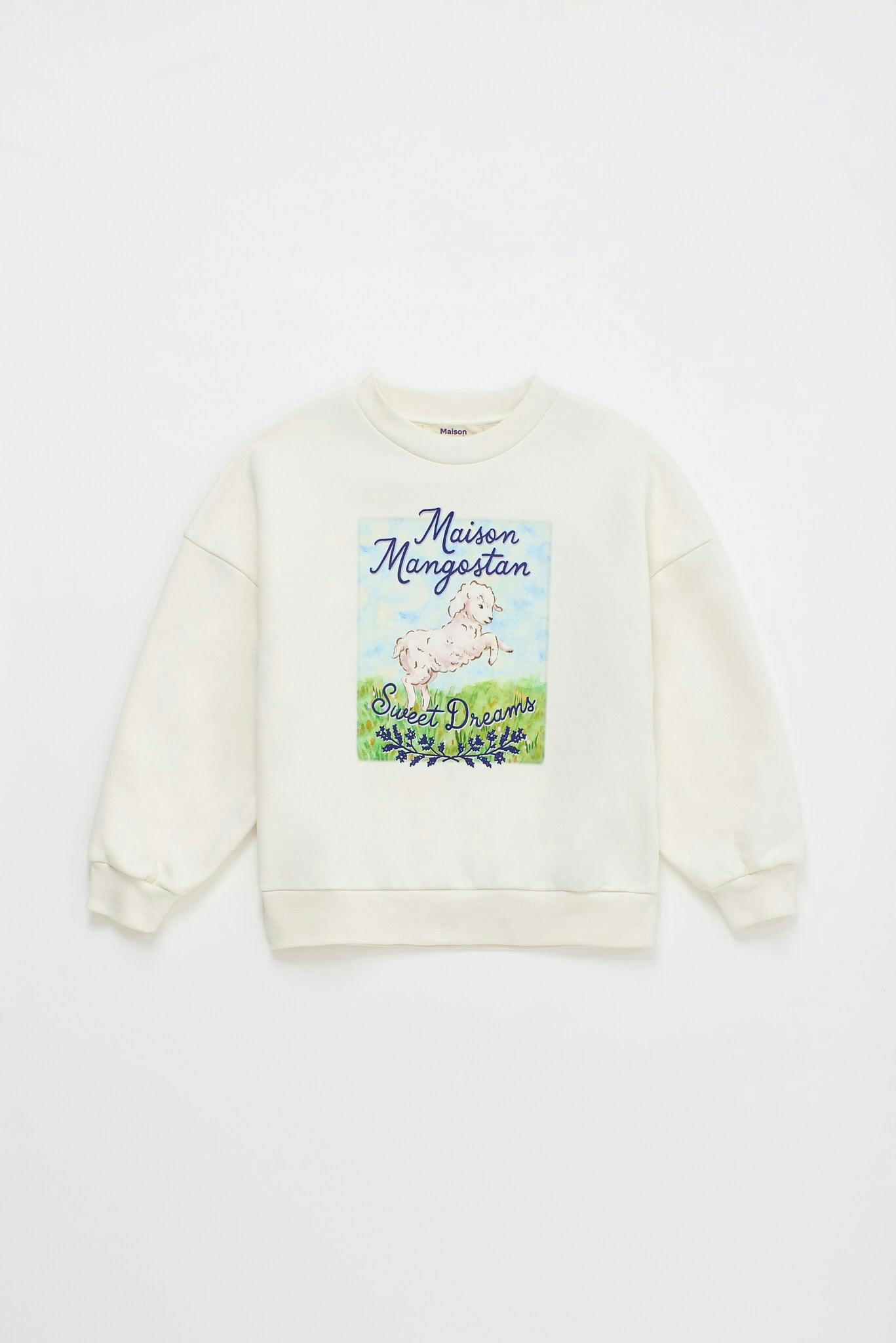 OVEJAS SWEATSHIRT CLOUDY WHITE