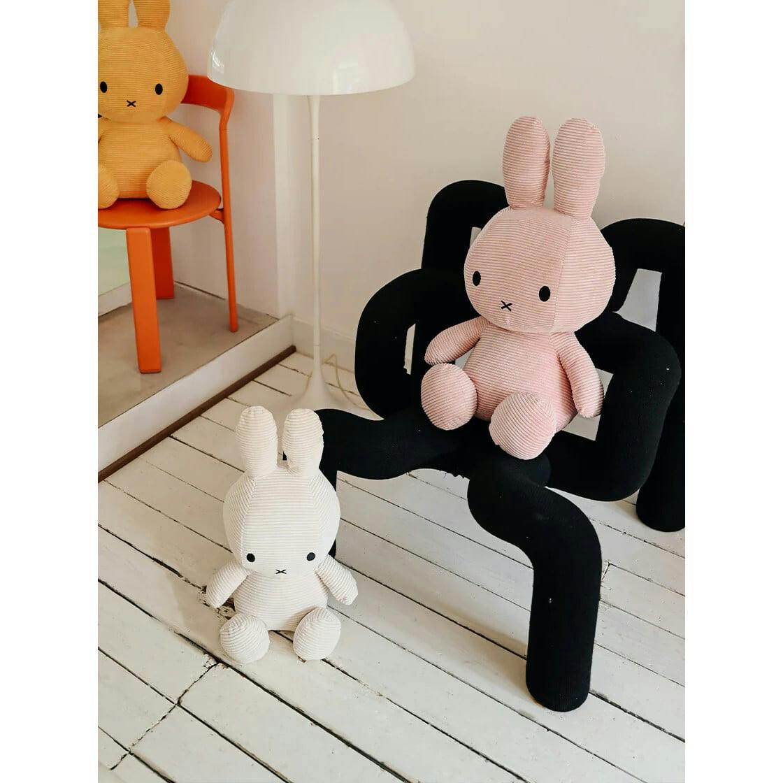 Plush Miffy Corduroy Offwhite 20