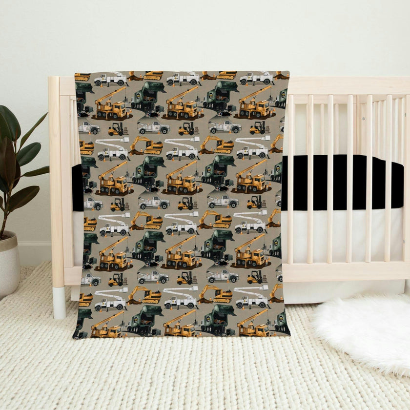 Work Hard, Play Hard Quilted Bamboo Blanket