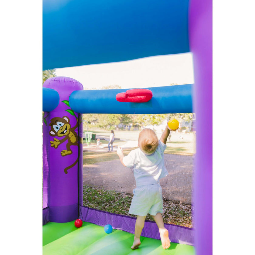 Zoo Park Inflatable Bounce House With Ball Pit