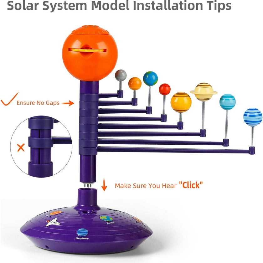 Hape: Science Can: Solar System Planetary Projector - 24 Space Images