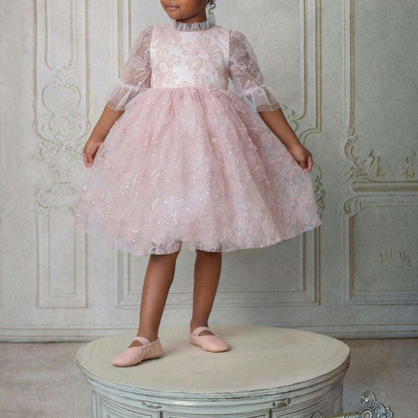 Blush Petal Music Box Dress