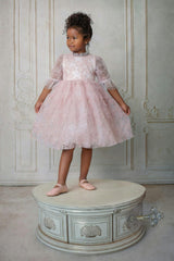 Blush Petal Music Box Dress