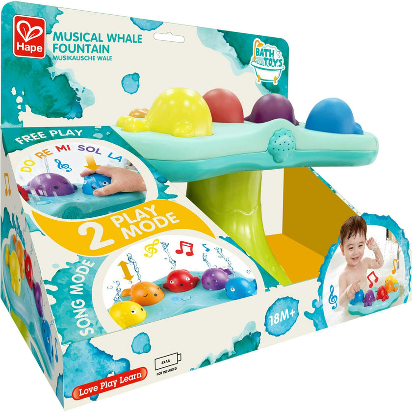 Music Fountain Bath Toy with 2 Play Modes