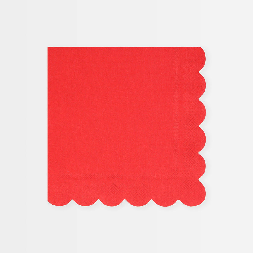 Berry Red Large Napkins