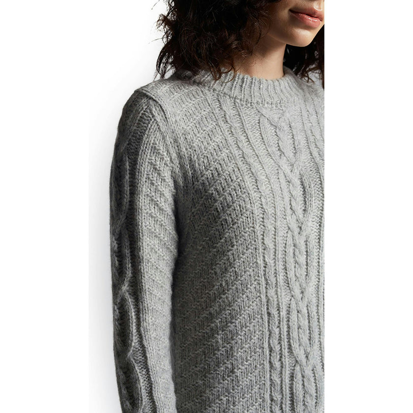 LORA SWEATER DRESS | PALE GREY