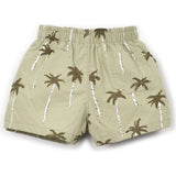 Palm Tree Print Swim Shorts
