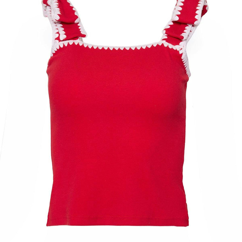 Sammi Top in Firework Red