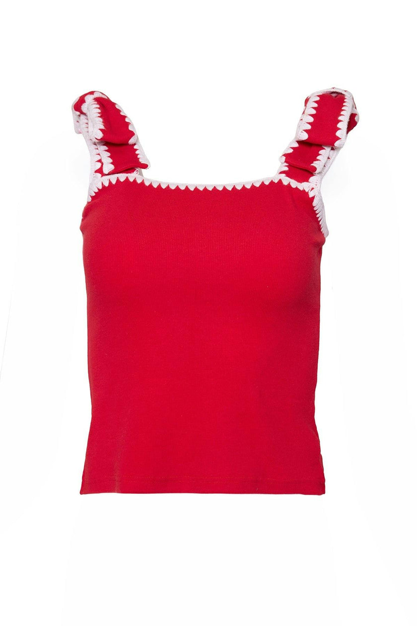 Sammi Top in Firework Red