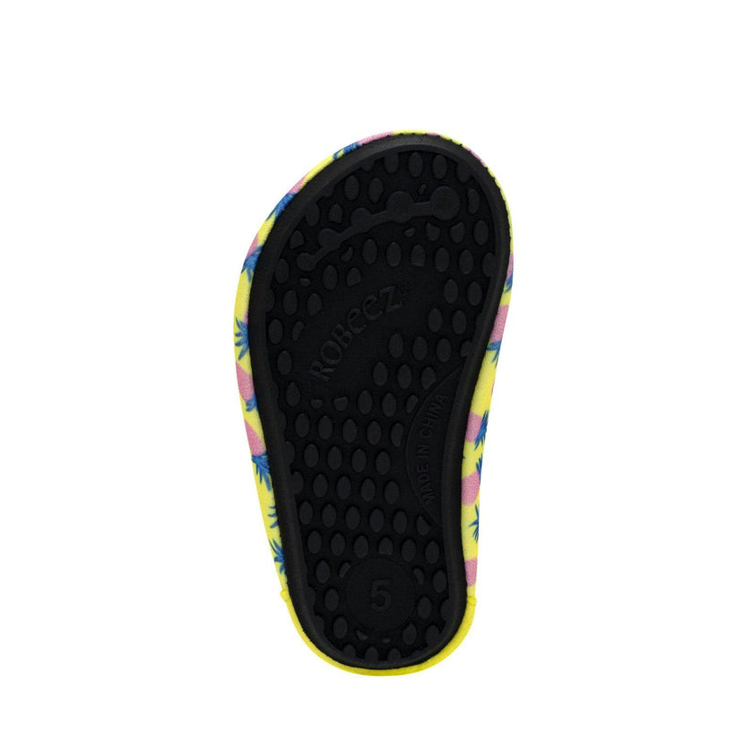 Pineapple Crush Aqua Shoes in Yellow