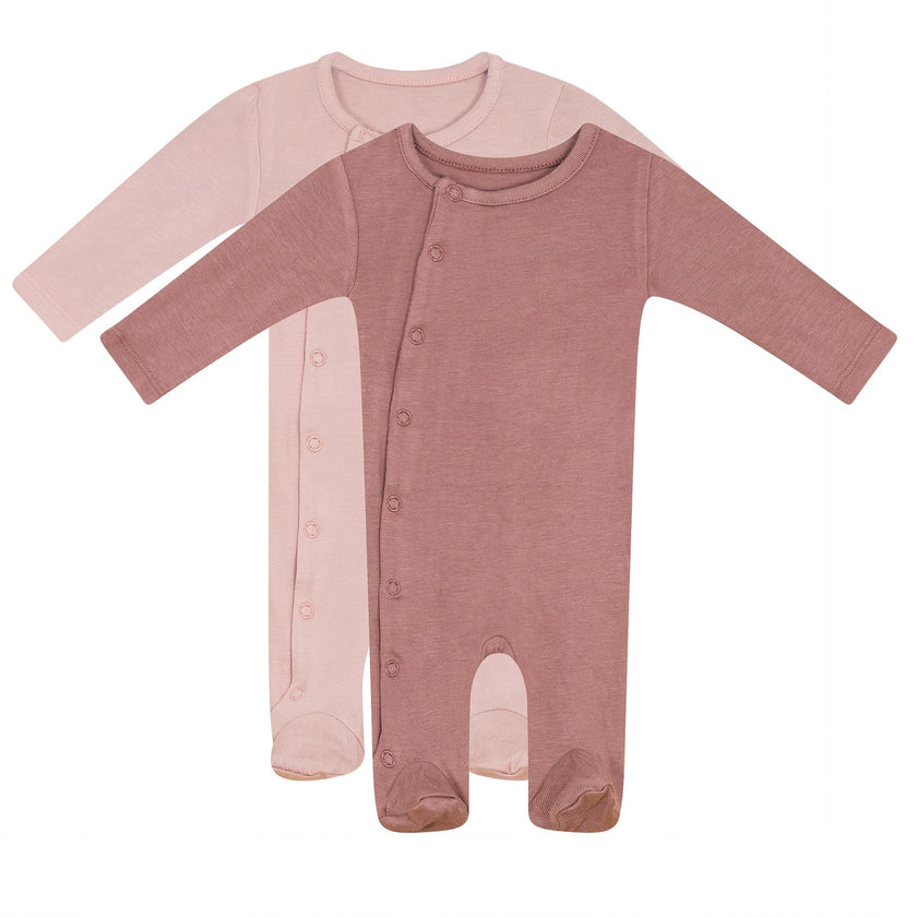 Snap Front Long Sleeve Romper