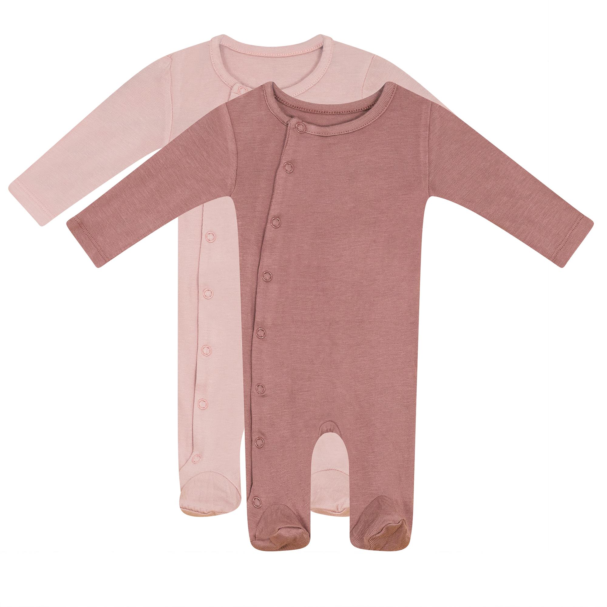 Snap Front Long Sleeve Romper