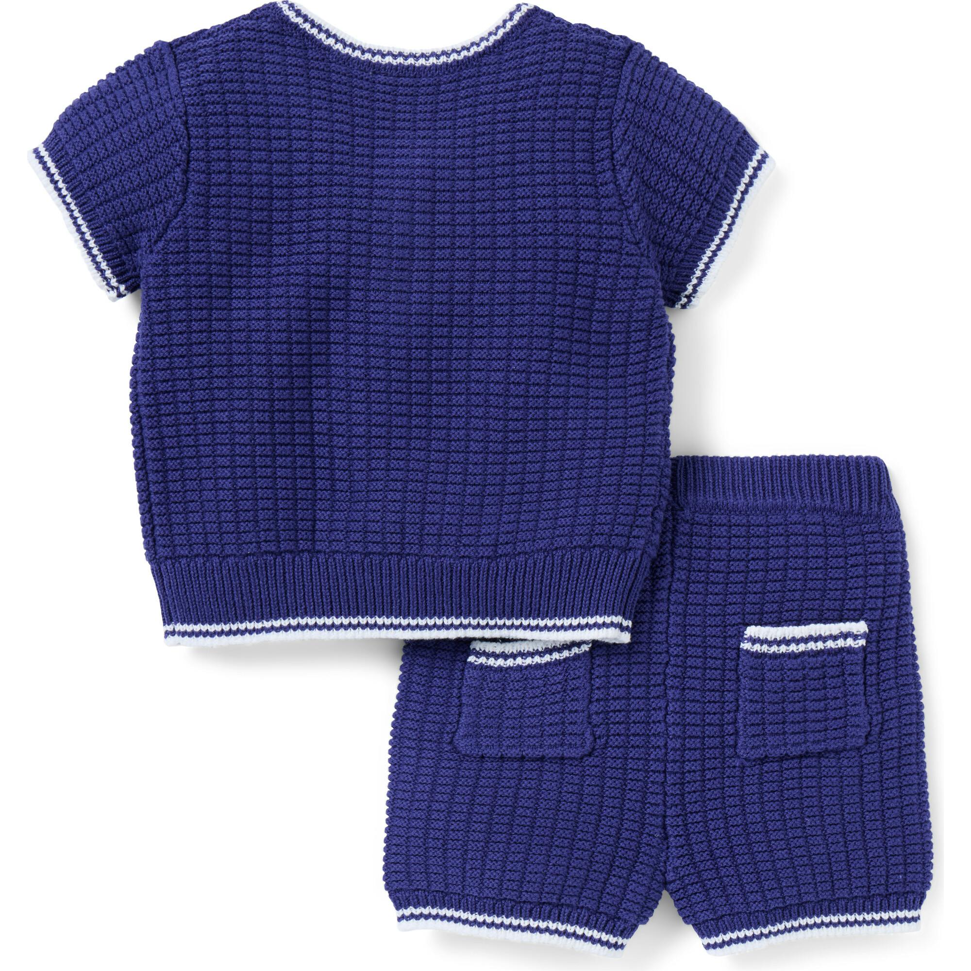 Baby Waffle Knit Matching Set
