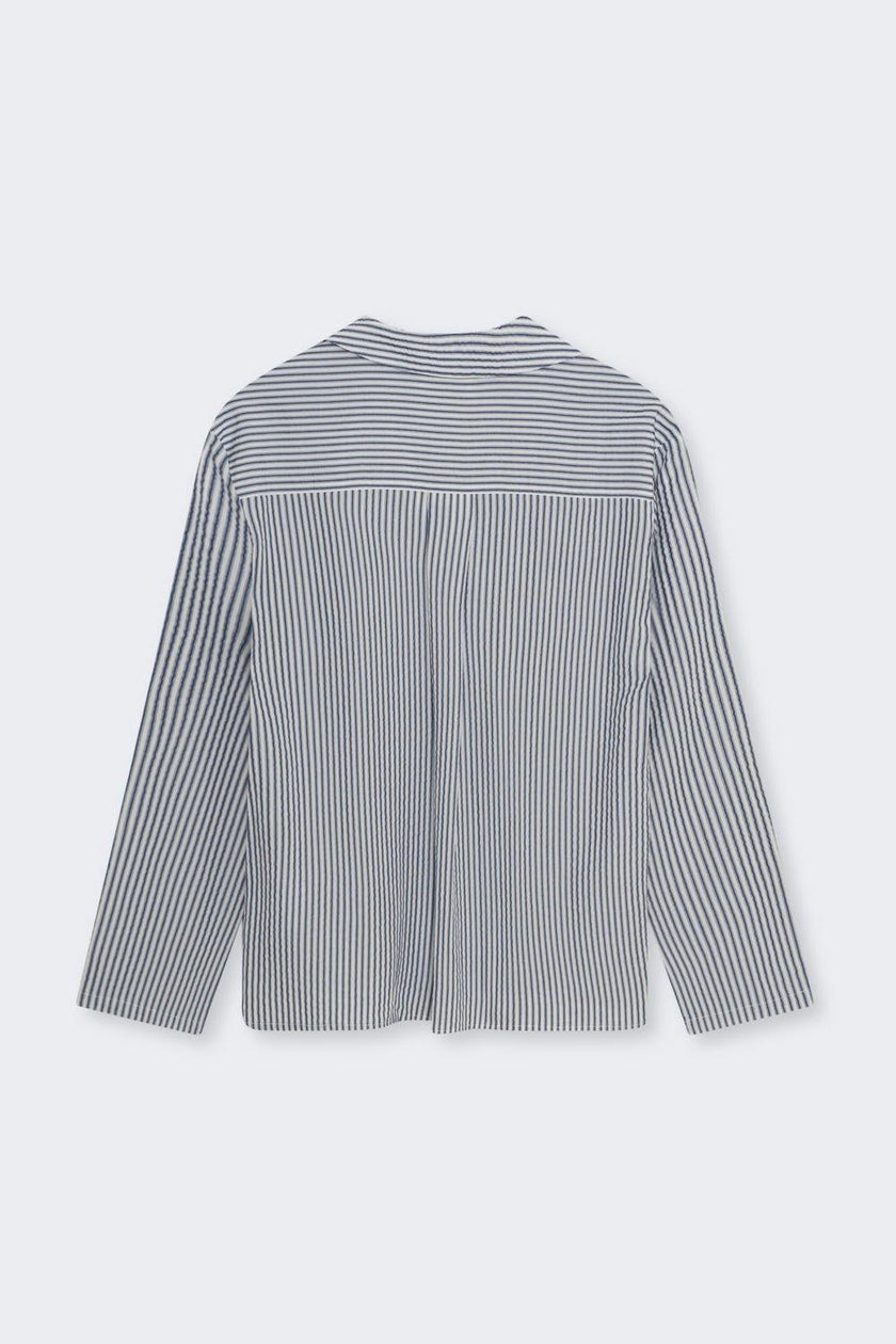 Alheli Woman Shirt  Summer Midnight Stripes