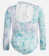edith long sleeve paisley