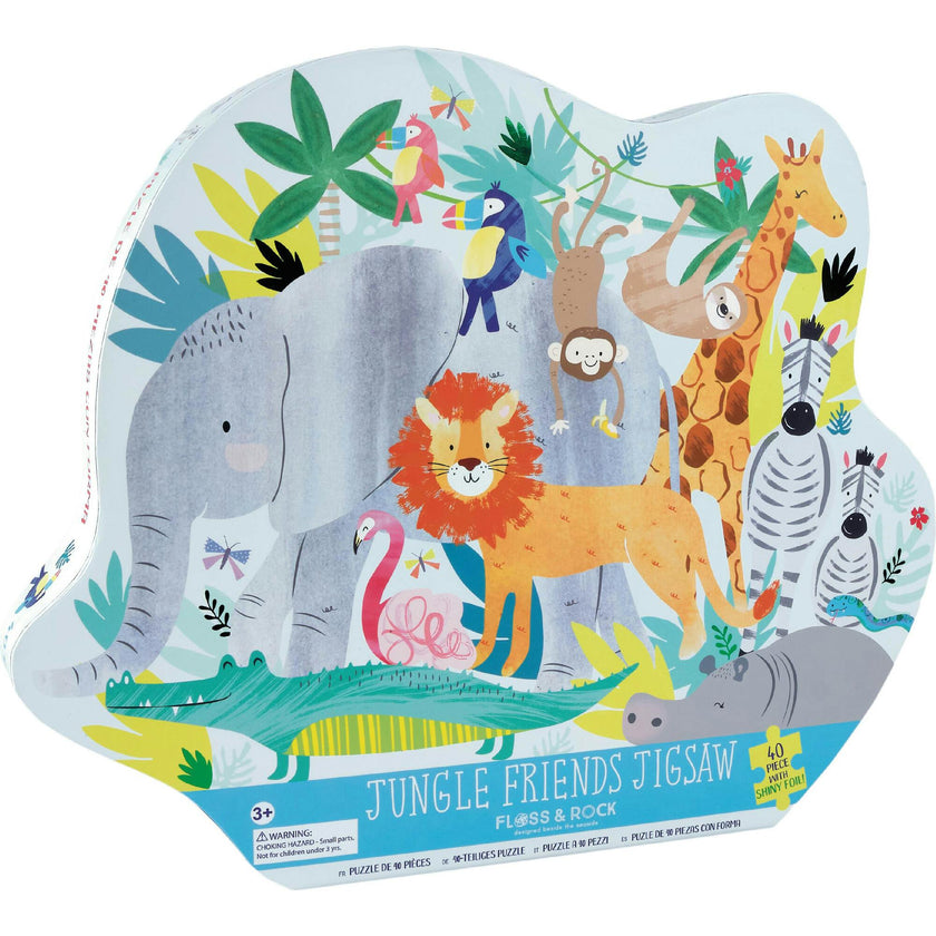 Jungle Friends 40-Piece Puzzle