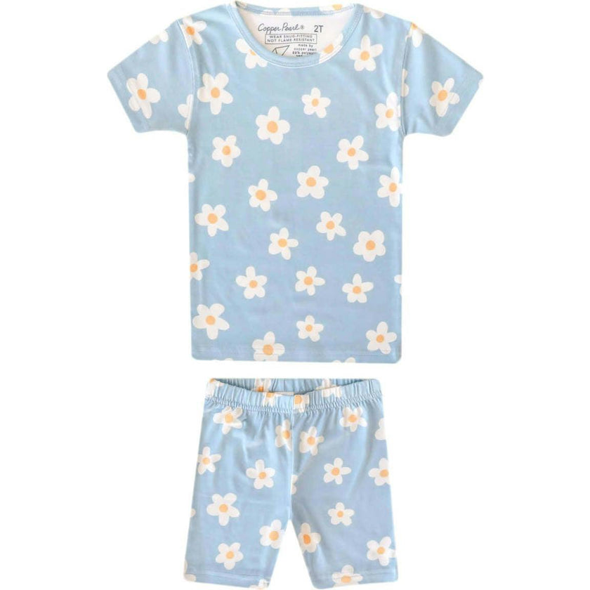 Ultra Soft Short Sleeve Two-Piece Pajama Set, Prints