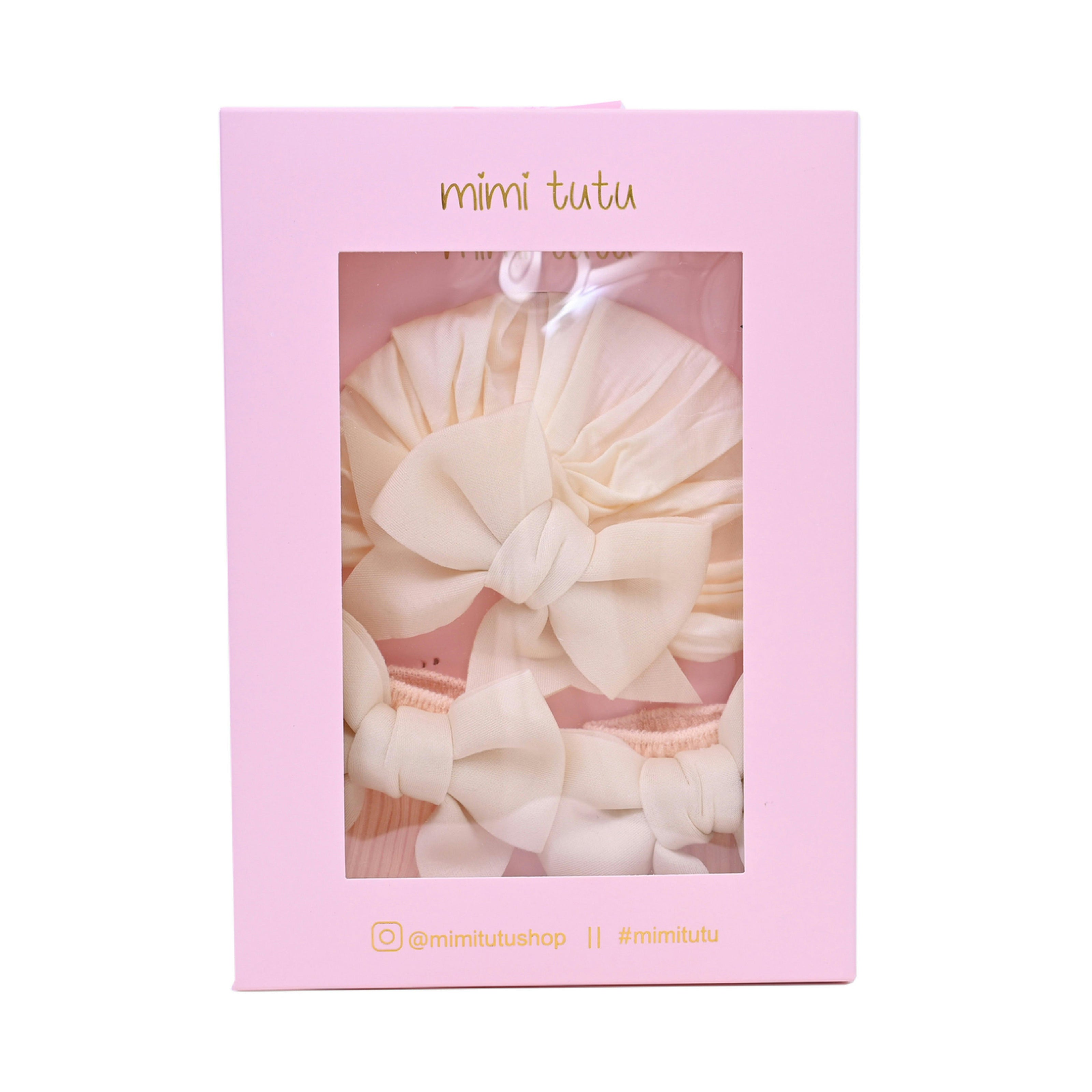 Floral Turban Hat & Sock Set