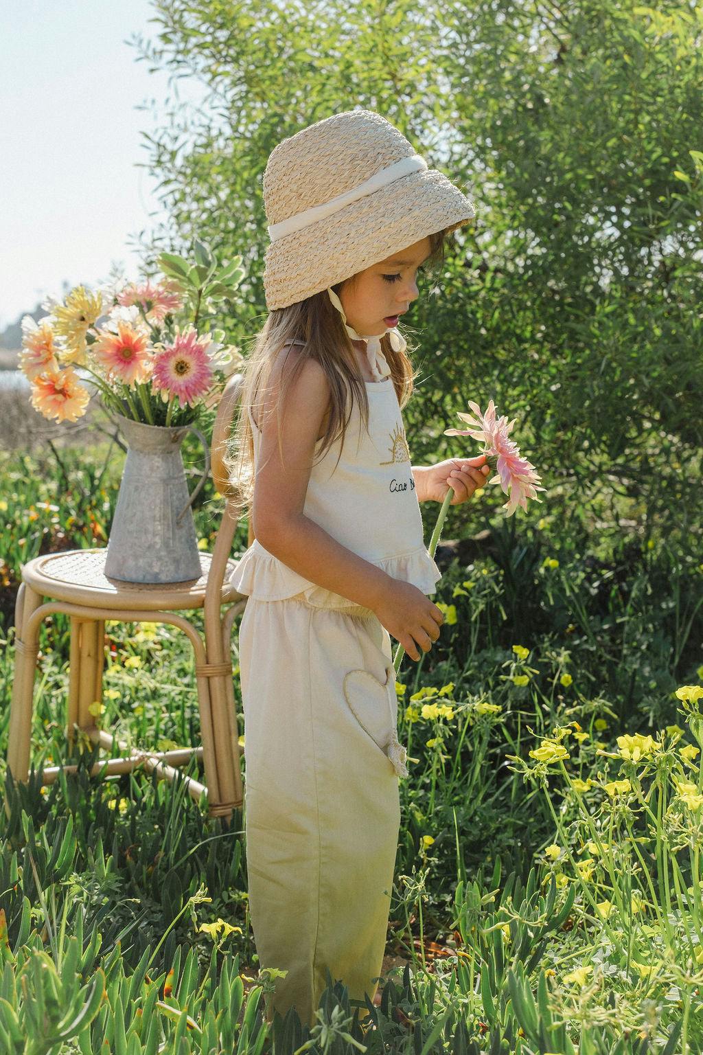 Wide-Leg Pant Set in Ciao Bella