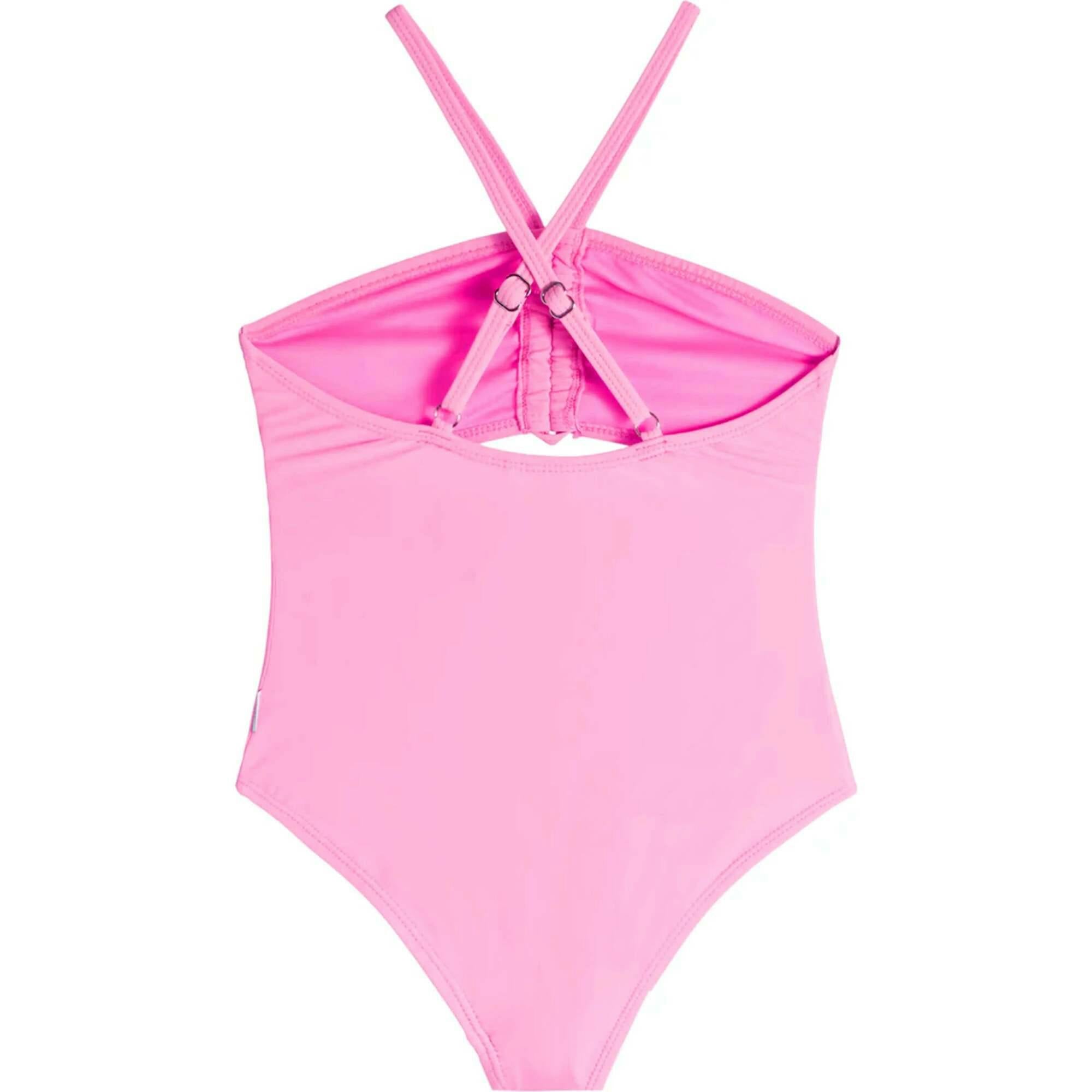 Eliana Rosette Halter One Piece Swimsuit - Pink