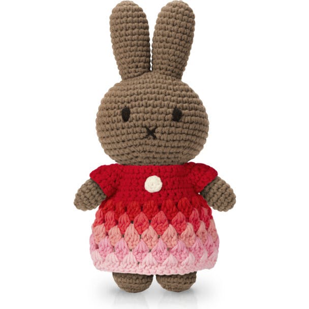 Melanie In Her Rainbow Dress Crochet Doll